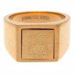 Liverpool FC Gold Plated Signet Ring Large 2