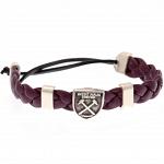 West Ham United FC PU Slider Bracelet 3