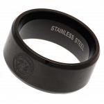 Celtic FC Black IP Plated Ring Small 2