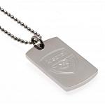 Arsenal FC Dog Tag & Chain - Engraved Crest 3