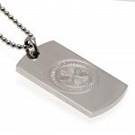 Celtic FC Dog Tag & Chain - Engraved Crest 3