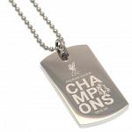 Liverpool FC Premier League Champions Engraved Dog Tag 2