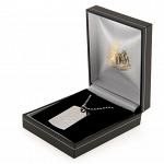 Newcastle United FC Dog Tag & Chain - Engraved Crest 2