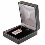 Liverpool FC Champions Of Europe Colour Crest Dog Tag & Chain 3