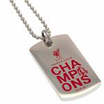 Liverpool FC Premier League Champions Colour Crest Dog Tag 2