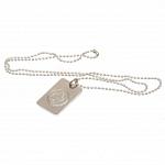 Leicester City FC Silver Plated Dog Tag & Chain 3