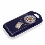 Leicester City FC Silver Plated Dog Tag & Chain 2