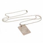 Manchester City FC Dog Tag & Chain - Silver Plated 2