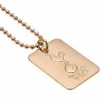 Tottenham Hotspur FC Dog Tag & Chain - Gold Plated 2