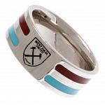 West Ham United FC Ring - Colour Stripe - Size R 2