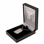 West Ham United FC Dog Tag & Chain - Engraved Crest 3