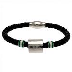 Celtic FC Colour Ring Leather Bracelet 3