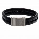 Chelsea FC Leather Bracelet - Single Plait 2