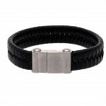 Leicester City FC Leather Bracelet - Single Plait 2