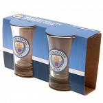 Manchester City FC 2pk Shot Glass Set 3