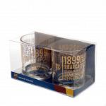 FC Barcelona 2pk Whiskey Glass Set 3