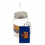 FC Barcelona Mason Jar 3