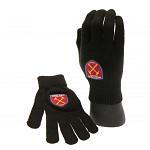 West Ham United FC Knitted Gloves Junior 3