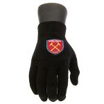 West Ham United FC Knitted Gloves Junior 2