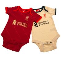Liverpool FC 2 Pack Bodysuit 12-18 Mths DS