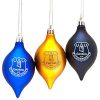 Everton FC 3pk Vintage Baubles