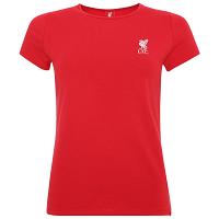 Liverpool FC Liverbird T Shirt Ladies Red 14