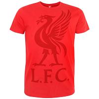 Liverpool FC Liverbird T Shirt Mens Red Medium