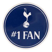 Tottenham Hotspur FC Single Car Sticker No. 1 Fan