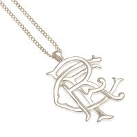 Rangers FC Sterling Silver Pendant & Chain Fixed