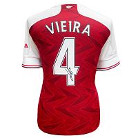 Arsenal FC Vieira Signed Shirt