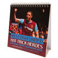 West Ham United FC Desktop Calendar 2024