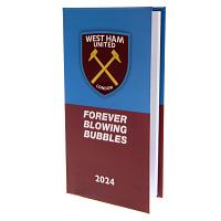 West Ham United FC Slim Diary 2024