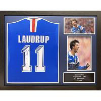 Rangers FC Laudrup Signed Shirt (Framed)