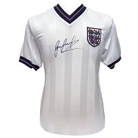 England FA 1986 Lineker Signed Shirt