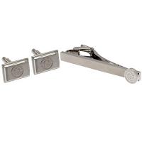 Leicester City FC Tie Slide & Cufflinks Set