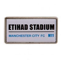 Manchester City FC Pin Badge - Street Sign