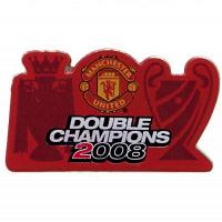 Manchester United FC Pin Badge - Double Champions