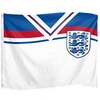 England FA Giant Flag 1982 Retro