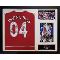 Arsenal FC Invincibles Season Signed Shirt (Framed)