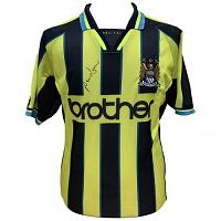 Manchester City FC Dickov Signed Shirt