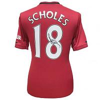 Manchester United FC Scholes Signed Shirt