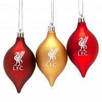 Liverpool FC 3pk Vintage Bauble