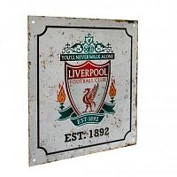 Liverpool FC Retro Logo Sign