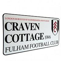 Fulham FC Street Sign Fulham FC Street Sign