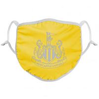 Newcastle United FC Reflective Face Covering Yellow