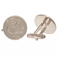 Rangers FC Silver Plated Formed Cufflinks