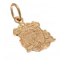 Liverpool FC 9ct Gold Pendant Crest Small