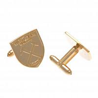 West Ham United FC Gold Plated Cufflinks