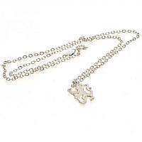 Chelsea FC Pendant & Chain - Silver Plated - Lion