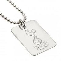 Tottenham Hotspur FC Silver Plated Dog Tag & Chain